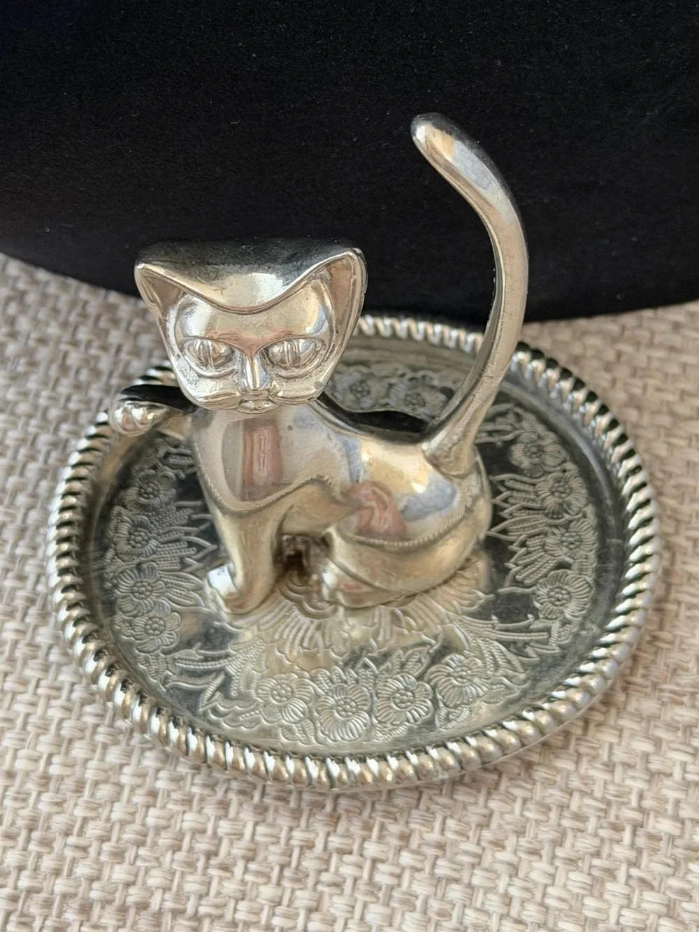 Vintage Cat Ring Holder